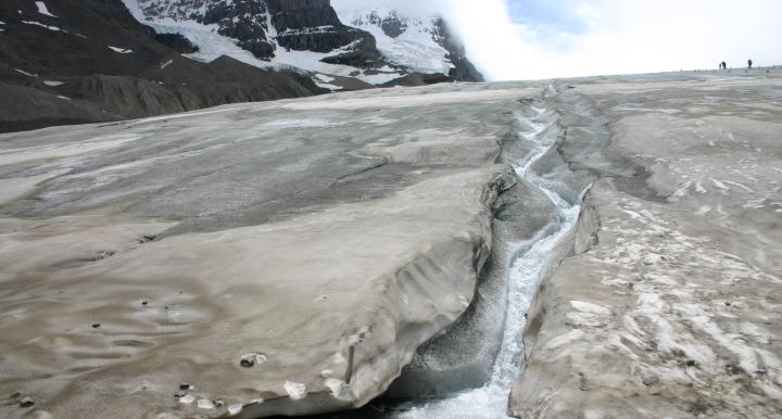 River Melt Water Athabasca Glacier